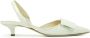 Prosperine Rafia Slingback met Plaque White Dames - Thumbnail 1