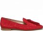 Prosperine Rode Moirè Loafer Schoenen Red Dames - Thumbnail 1