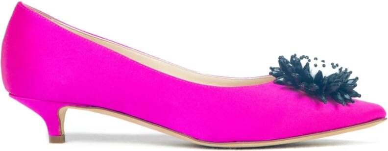 Prosperine Satin Damespumps Leren Voering Pink Dames