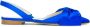 Prosperine Satin Slingback Sandaal met Strik Blue Dames - Thumbnail 1