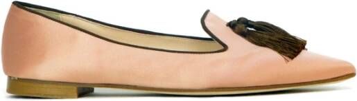 Prosperine Stoffen Loafer met Kwastjes Beige Dames