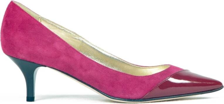 Prosperine Suède en lakleren pumps Pink Dames