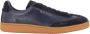 PS By Paul Smith Blauwe Leren Sneakers met Signature Stripe Blue Heren - Thumbnail 1