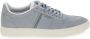 PS By Paul Smith Blauwe Suède Sneakers met Borduursel Blue Heren - Thumbnail 1