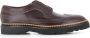 PS By Paul Smith Bordeaux Leren Schoenen met Hoge Zool Red Heren - Thumbnail 1