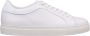 PS By Paul Smith Bruine Sneakers Met Logo Suède Achterpatch White Heren - Thumbnail 1