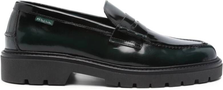 PS By Paul Smith Donkergroene Herenschoen Stijlvol Model Green Heren