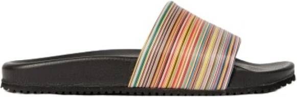 PS By Paul Smith Dru Slides met Signature Stripe Multicolor Heren