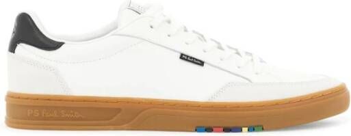 PS By Paul Smith Leren Hillstar Sneakers White Heren