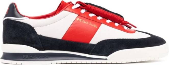 PS By Paul Smith Rode Suède Sneakers Multicolor Heren