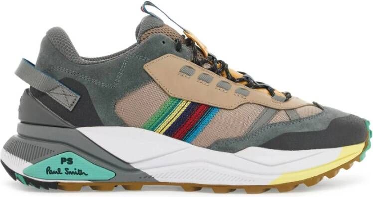 PS By Paul Smith Sneakers van Technische Stof met Leren Accenten Multicolor Heren