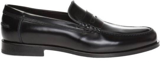 PS By Paul Smith Teddy leren loafers Black Heren