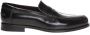 PS By Paul Smith Teddy leren loafers Black Heren - Thumbnail 1