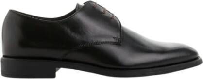 PS By Paul Smith Tijdloze Bayard Leren Derbies Black Heren