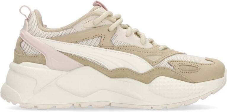 Puma RS-X Efekt PRM Beige Mesh Lage sneakers Dames