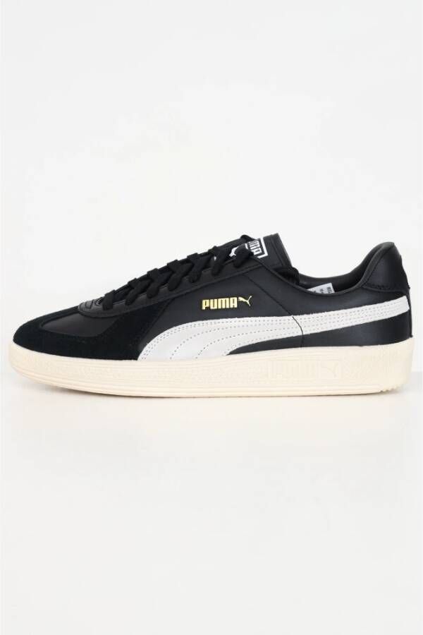 Puma Army Trainer Sneakers Zwart Laag Profiel Black Heren