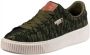 Puma Basketbalplatform VR Sneakers Groen Dames - Thumbnail 1