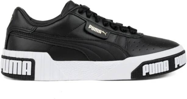 Puma Cali Bold Dames Schoenen Black Leer Foot Locker