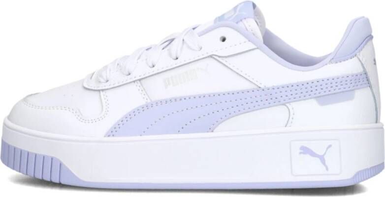 PUMA Carina Street Jr Meisjes Sneakers White-Cool Weather