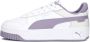 PUMA Carina Street Jr Meisjes Sneakers White-Pale Plum- Silver - Thumbnail 2