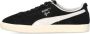 Puma Clyde Hairy Suede Lage Schoen Zwart Ivoor Black Heren - Thumbnail 1