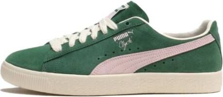 Puma Clyde OG Leren Sneakers Green Dames