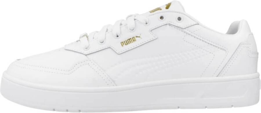 Puma Court Classic Lux Sneakers White Heren