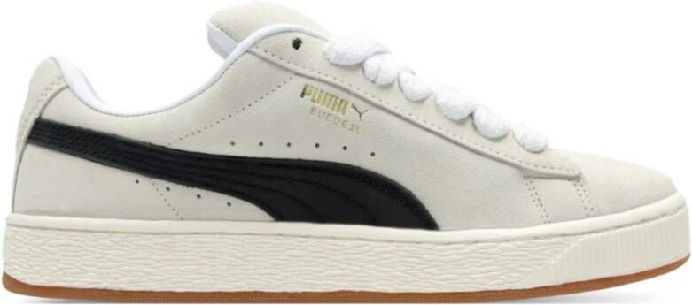 Puma Crème Sneakers Suède Formstrip Mesh Beige Heren