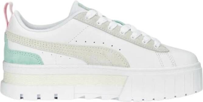 Puma Dames Wedge Sneakers Mayze Pastel White Dames