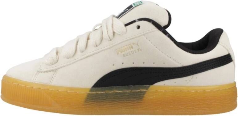 Puma Donkere Risico Suède Sneakers White Dames