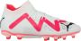 PUMA Future Pro Gras Kunstgras Voetbalschoenen (MG) Wit Rood Zwart - Thumbnail 2