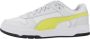 Puma RBD game Low leren sneakers lichtgrijs geel zwart Leer 35.5 - Thumbnail 2