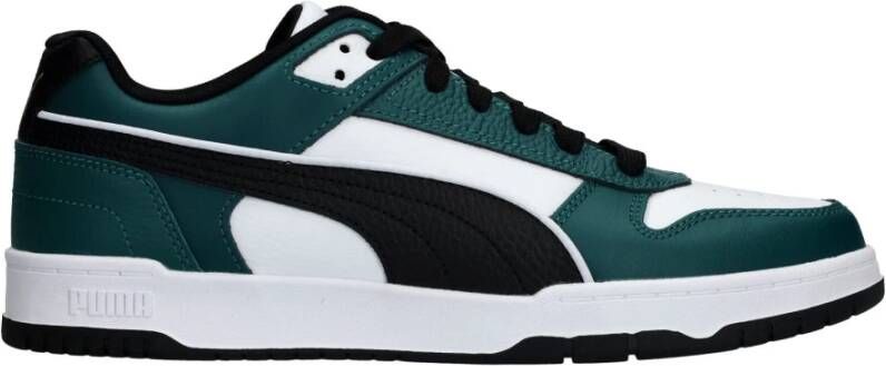 Puma Game Low Sneaker Stijlvol en Comfortabel Groen Heren