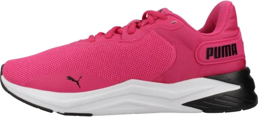 Puma Gebreide Sneakers Pink Heren