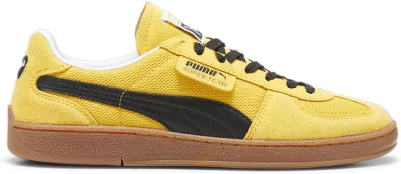 Puma Gele Team Sneakers 1982 Design Details Yellow Heren