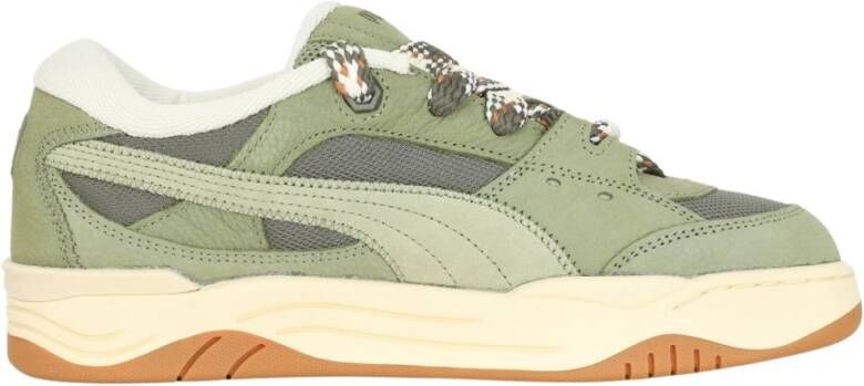 Puma Groene Lage Profiel Veterschoenen Multicolor Heren