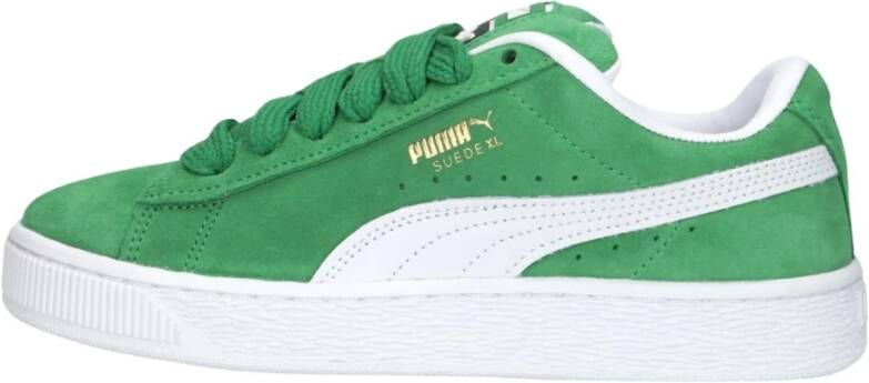 Puma Groene Suede Lage Sneakers Green Heren