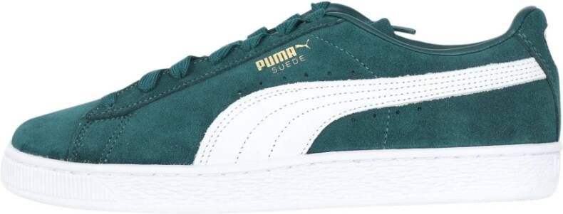 Puma Klassieke Suede Groene Heren Sneakers Green Heren