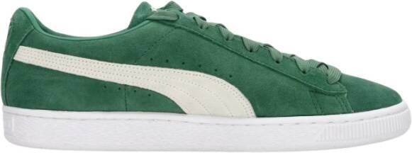 Puma Klassieke Suède Lage Sneaker Vine Wit Green Heren