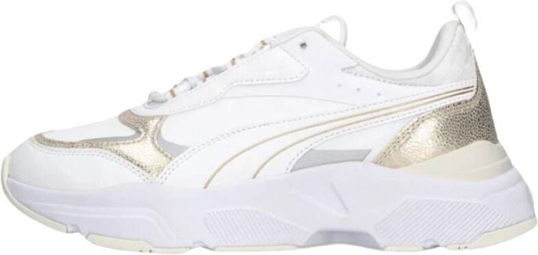 Puma Lage sneakers Cassia wit goud White Dames