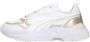 PUMA Cassia Metallic Shine Dames Sneakers White- Gold- Silver-Vapor Gray - Thumbnail 3