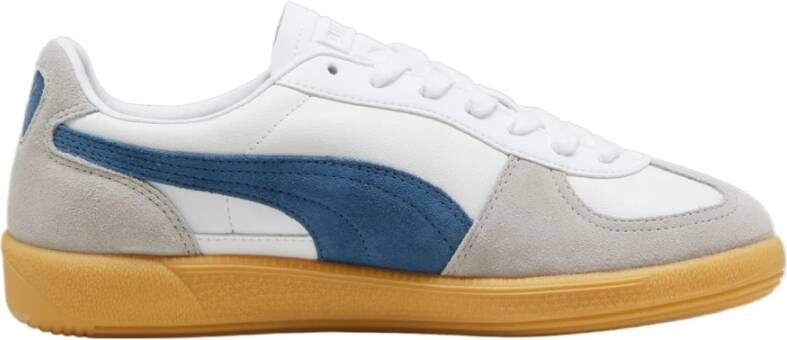 Puma Leren Wit Blauw Horizon Sneakers Multicolor Heren