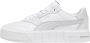 Puma Cali Court Leather Wns Fashion sneakers Schoenen white cool light grey maat: 38.5 beschikbare maaten:36 37.5 38.5 39 40.5 41 - Thumbnail 1