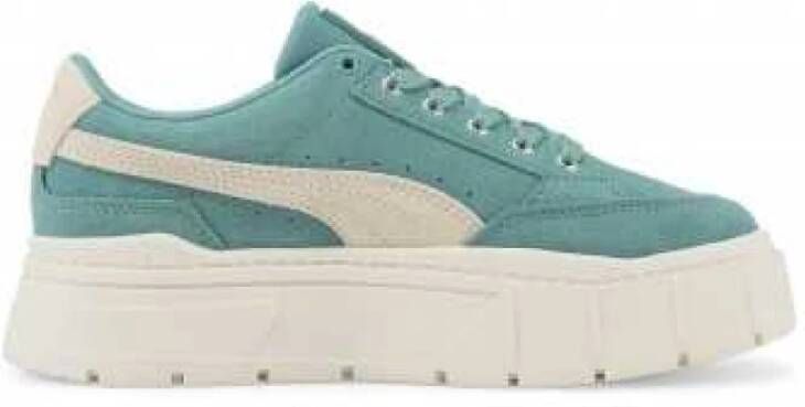 Puma Mayze Stack Sneakers Blauw Dames