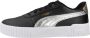 PUMA Carina 2.0 Metallic Shine Dames Sneakers Black- Silver- Gold - Thumbnail 2