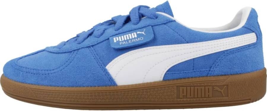 Puma Palermo Jr Lifestyle in blauw formaten: 37.5