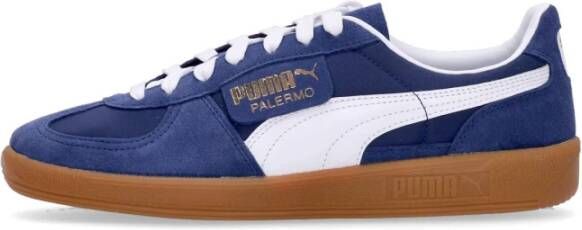 Puma Palermo Lage Schoen Navy Wit Blue Heren