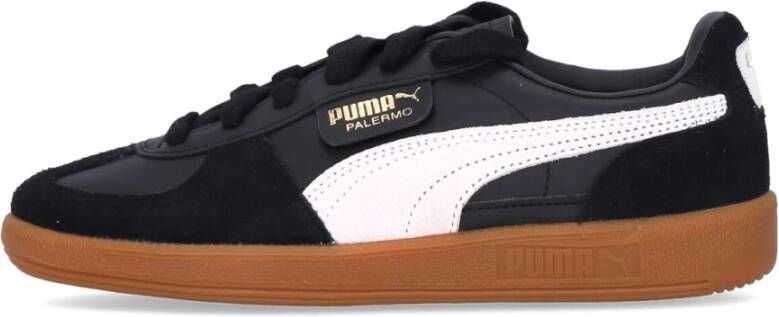 Puma Palermo Lage Schoen Zwart Grijs Gum Black Heren