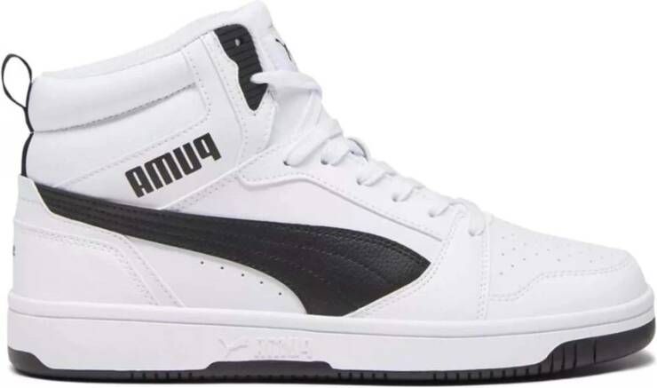 Puma Rebound V6 Wit-Zwart Sneakers White Heren