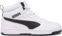 Puma Rebound V6 Sneakers Dames white black shadow grey maat: 40.5 beschikbare maaten:36 37.5 38.5 37 39 40.5 - Thumbnail 3